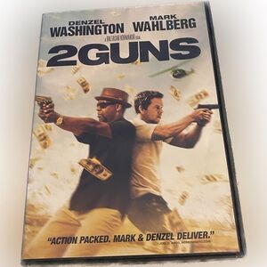 Guns DVD Denzel Washington & Mark Wahlberg (2013) EUC